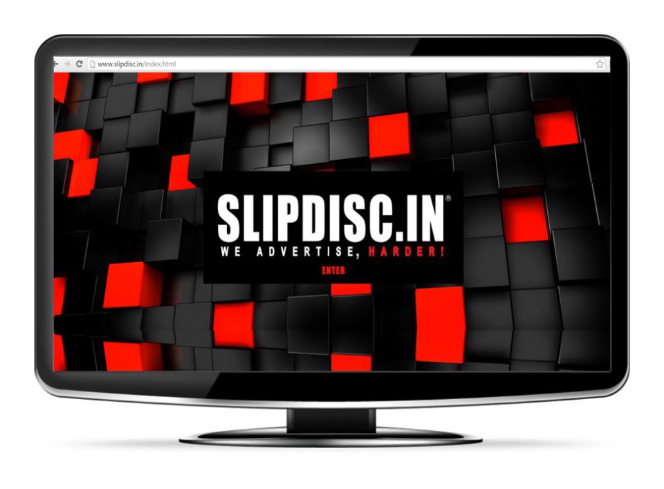 SLIPDISC: A multi-media website for an Ad agency